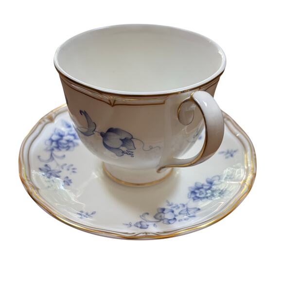 Wedgwood Ashbury footed cup & saucer set porcelain teacup England Porcelain - Picture 3 of 11